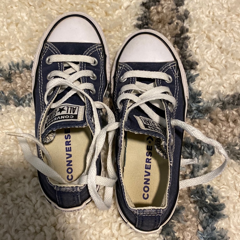 Converse size 12 blue shoes